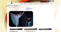 Desktop Screenshot of jeffersonballettheatre.com